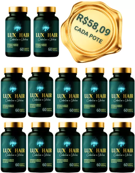 LUX HAIR Programa Completo 12 Meses Oferta