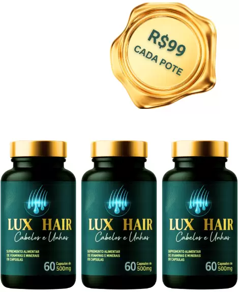 LUX HAIR Tratamento com Kit 3 Oferta