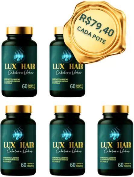 LUX HAIR Tratamento com Kit 5 Oferta